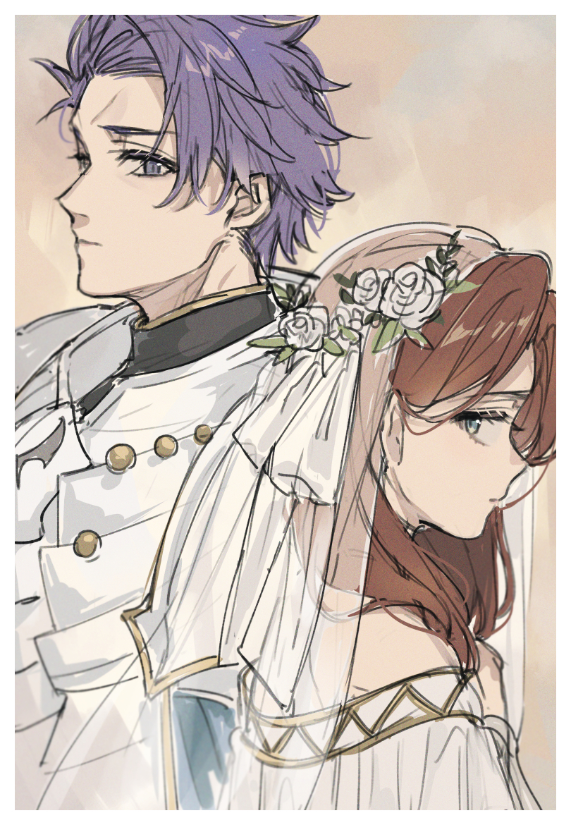 lancelot and guinevere (fate and 1 more) drawn by karokuchitose