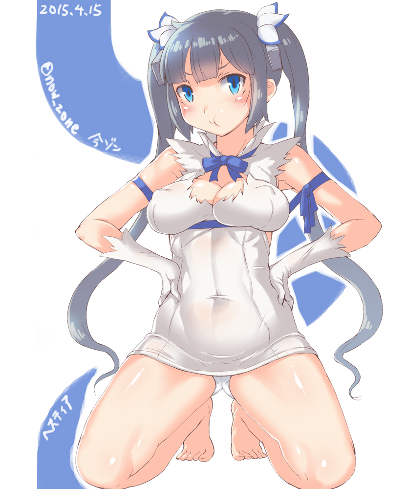 hestia (dungeon ni deai wo motomeru no wa machigatteiru darou ka) drawn by imazon