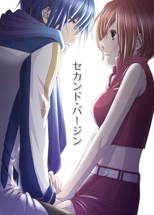 kaito and meiko (vocaloid) drawn by tomo-graphy