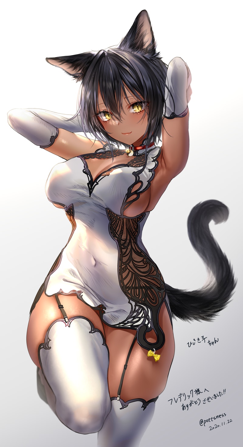 hijiki (original) drawn by pottsness