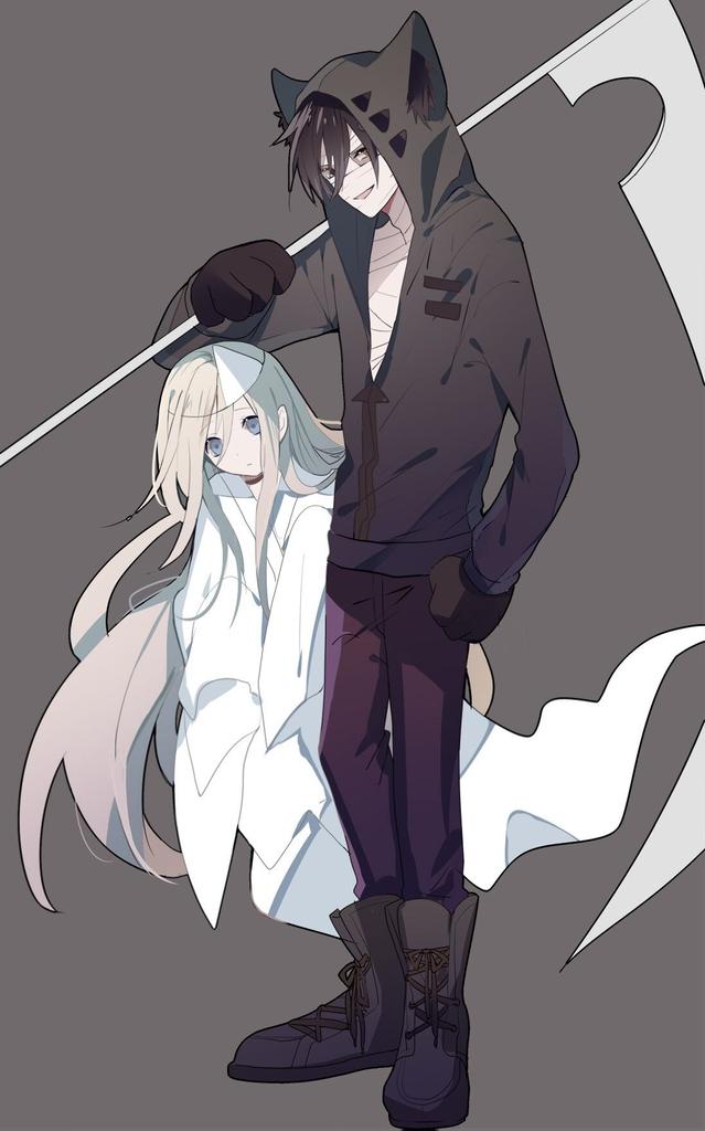 rachel gardner and isaac foster (satsuriku no tenshi) drawn by wusaki