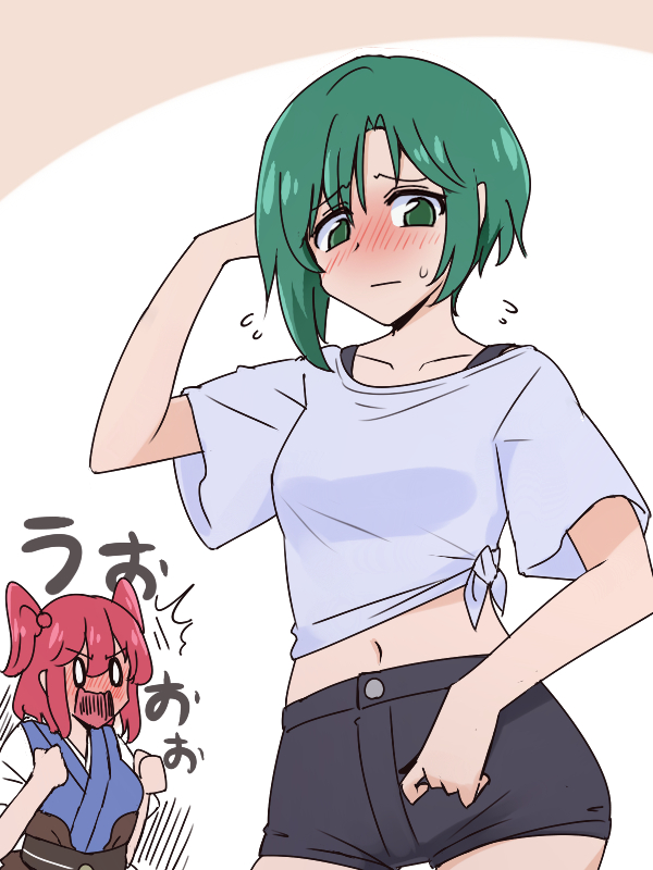 shiki eiki and onozuka komachi (touhou) drawn by shio_(futatsumami)