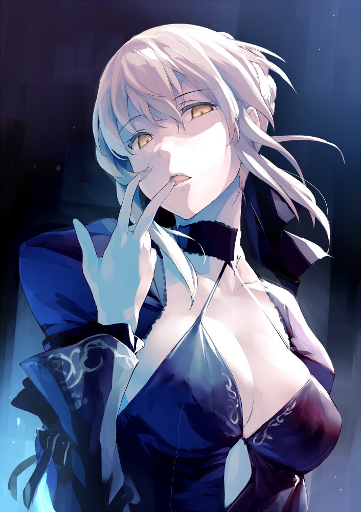 artoria pendragon and saber alter (fate and 1 more) drawn by kekemotsu