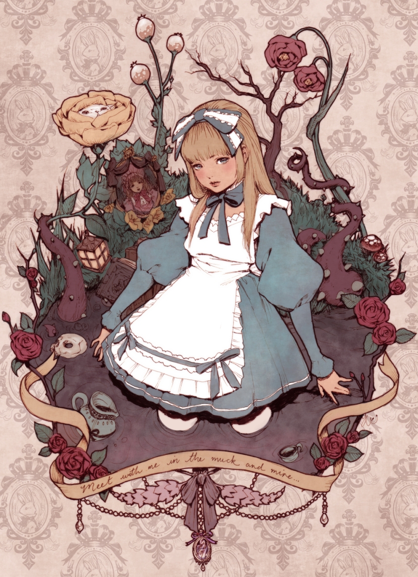 alice (alice's adventures in wonderland) drawn by jasmin_darnell