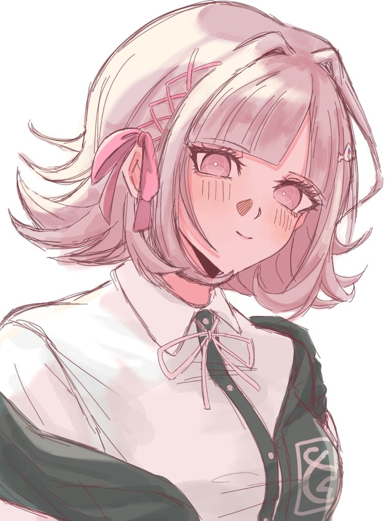 nanami chiaki (danganronpa and 1 more) drawn by yu2