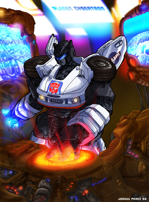 jazz (transformers) drawn by dyemooch