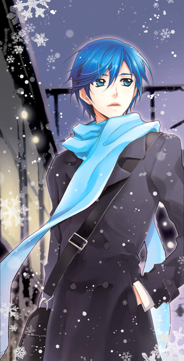 kaito (vocaloid and 1 more) drawn by mca_(dessert_candy)