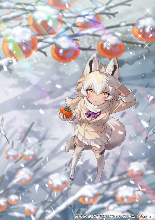 tundra wolf (kemono friends and 1 more) drawn by sacanahen