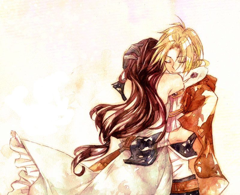 zidane tribal and garnet til alexandros xvii (final fantasy and 1 more) drawn by natsumi_(ragtime)