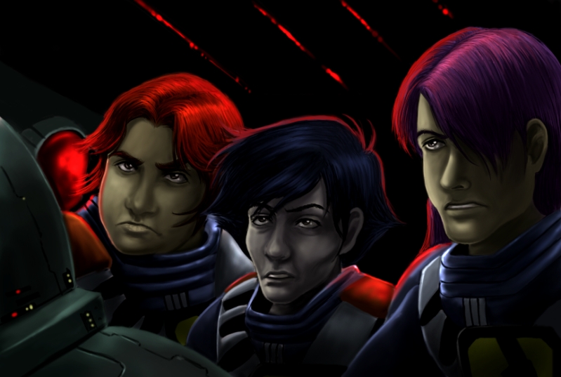 loli dosel, conda bromco, warera nantes, and quel-quallie (macross and 1 more)