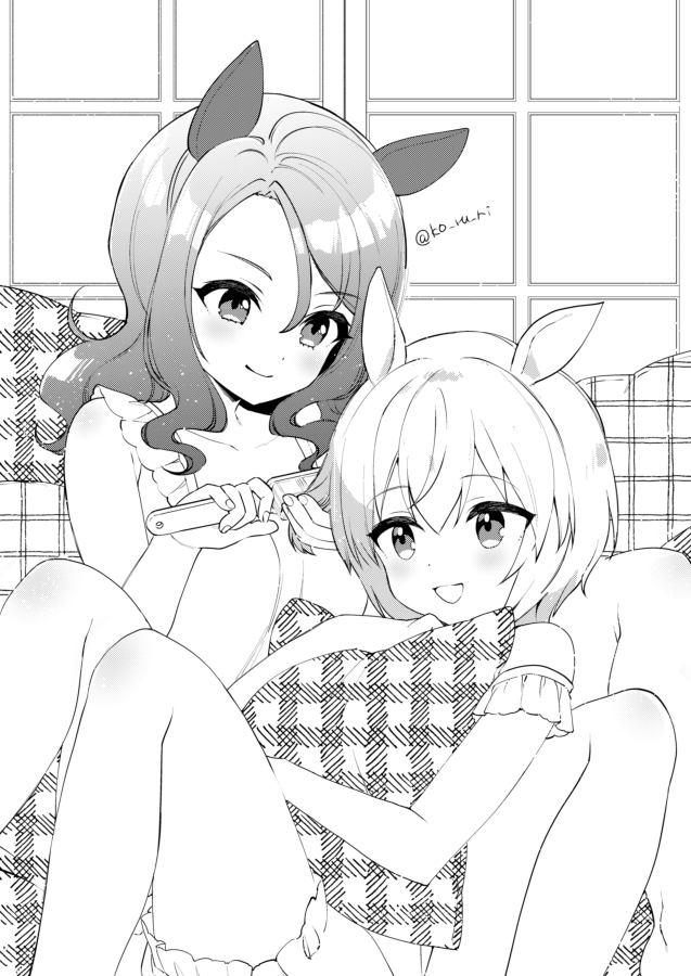 king halo and seiun sky (umamusume) drawn by koruri