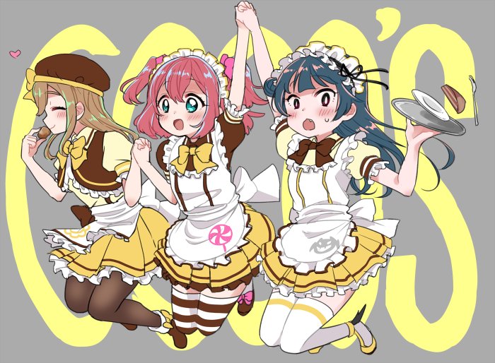 tsushima yoshiko, kunikida hanamaru, and kurosawa ruby (love live! and 1 more) drawn by izumi_kirifu