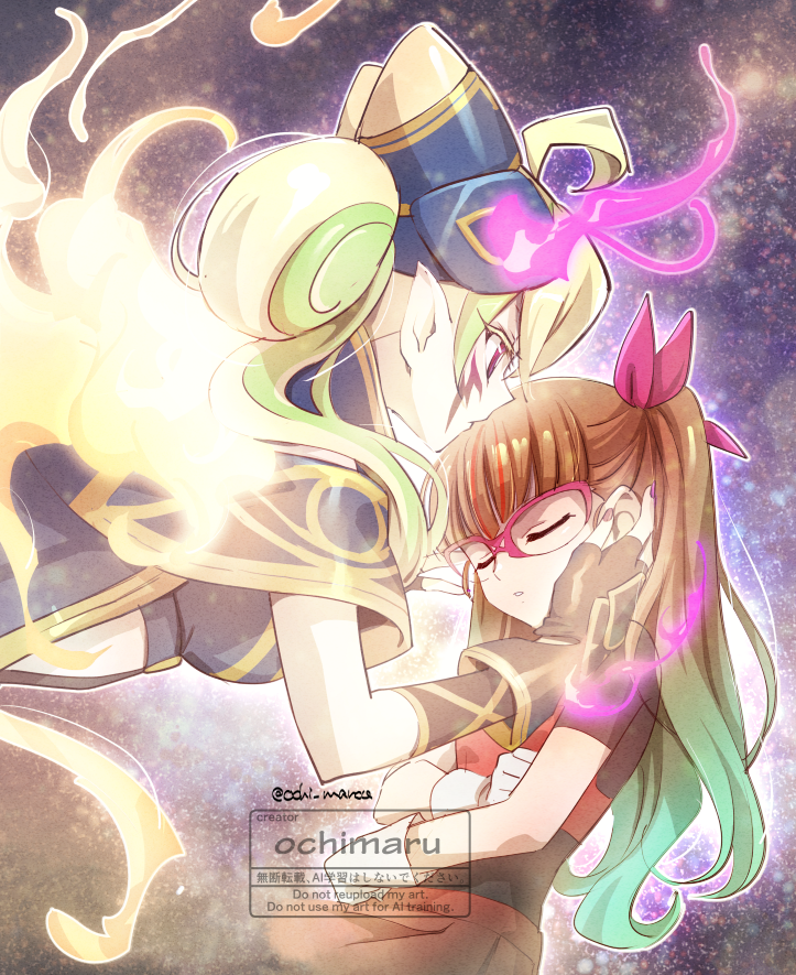ohdo yuamu, sevens road witch, and sevens road ultima witch (yu-gi-oh! and 2 more) drawn by ochi_marco