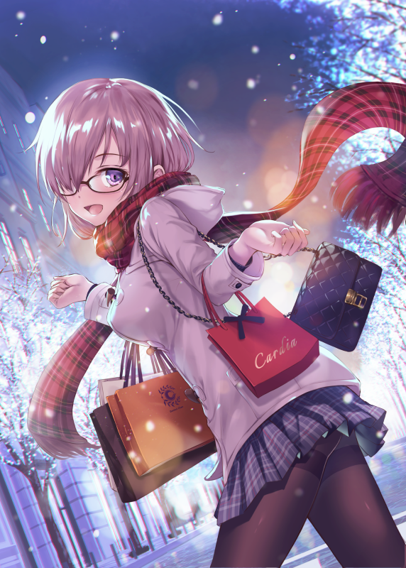 mash kyrielight (fate and 1 more) drawn by ouka_(ra-raradan)