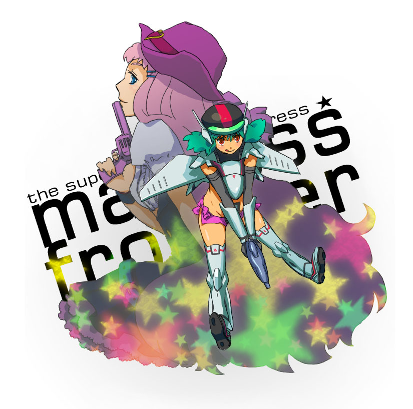 sheryl nome, ranka lee, and vf-25 (macross and 2 more) drawn by ooomi