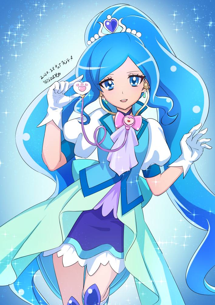 sawaizumi chiyu and cure fontaine (precure and 1 more) drawn by ultramarimo