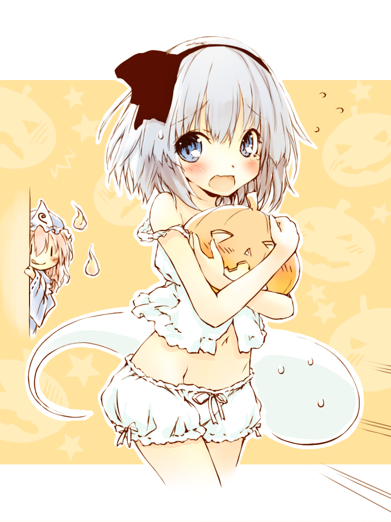 konpaku youmu and saigyouji yuyuko (touhou) drawn by saeki_touma