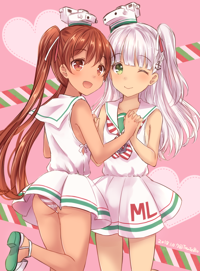 libeccio and maestrale (kantai collection) drawn by kabocha_torute