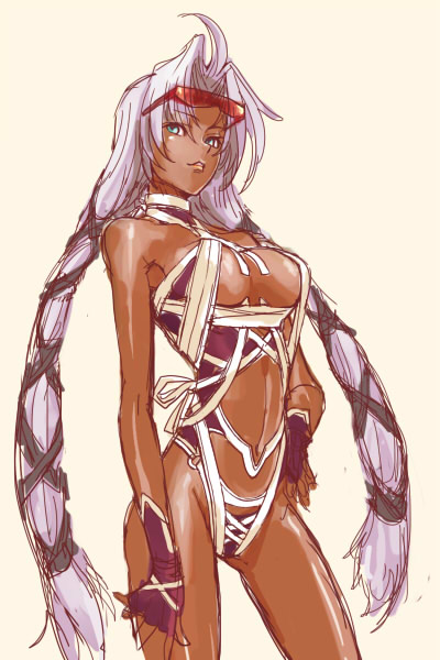 t-elos (xenosaga and 1 more) drawn by akihidekawa_kobaya