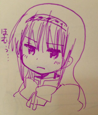 akemi homura (mahou shoujo madoka magica) drawn by kurage_modoki