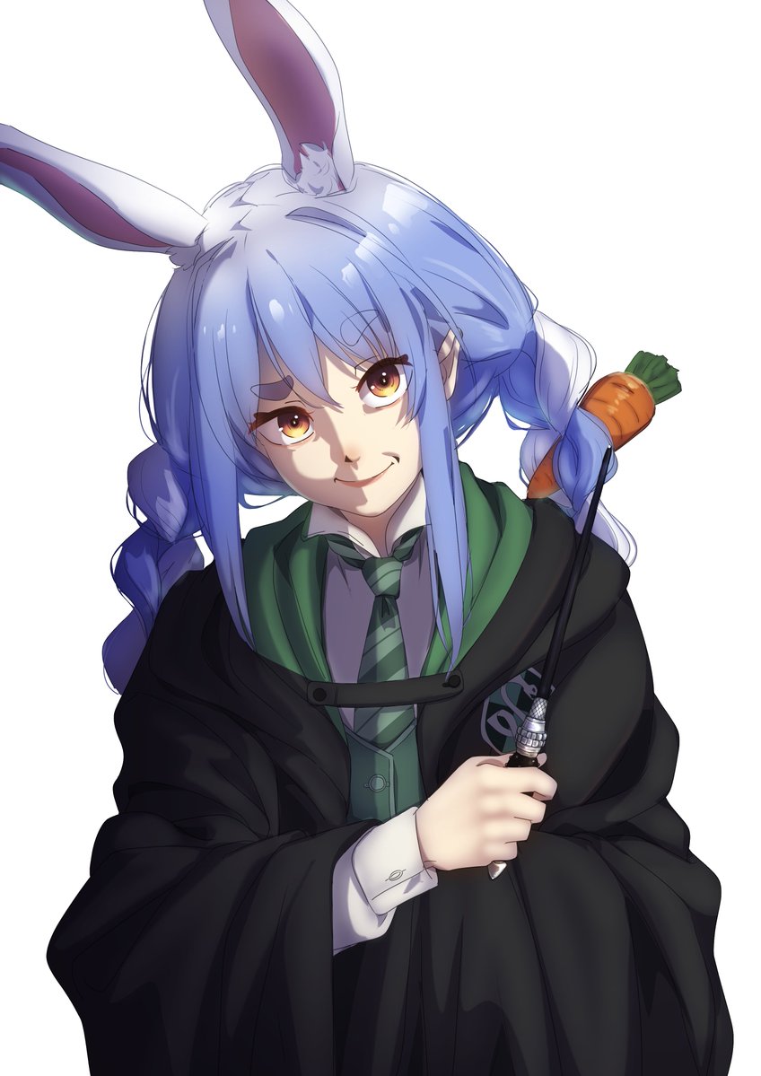 usada pekora (hololive and 2 more) drawn by grylls_kuma