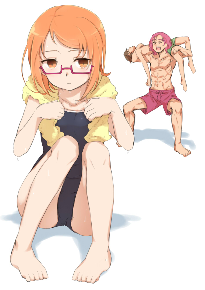 shirabe ako, minamino souta, and falsetto (precure and 1 more) drawn by minatsuki_randoseru