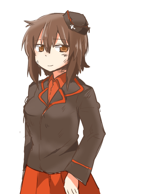 nishizumi maho (girls und panzer) drawn by rebecca_(keinelove)