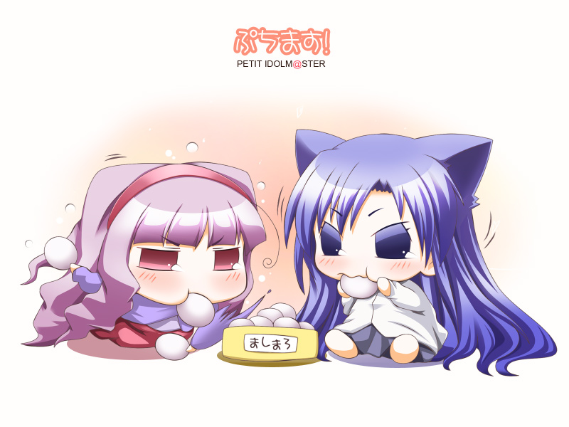 chihyaa and takanya (idolmaster and 1 more) drawn by nanatsuki_(arca-nize)