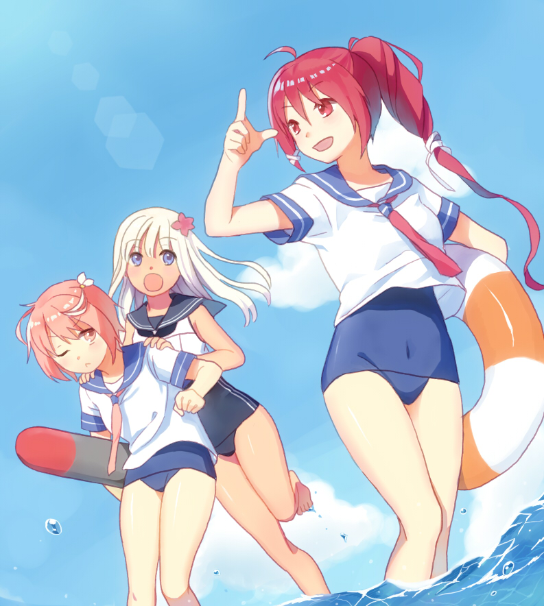 ro-500, i-58, and i-168 (kantai collection) drawn by mitsuyo_(mituyo324)