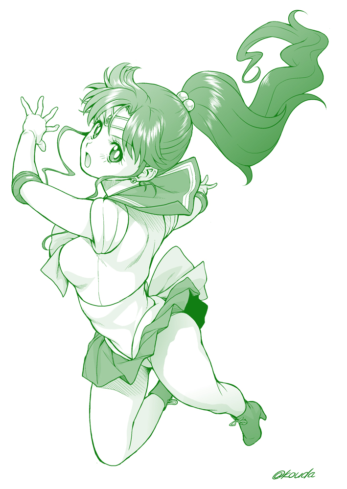 kino makoto and sailor jupiter (bishoujo senshi sailor moon) drawn by kouda_tomohiro