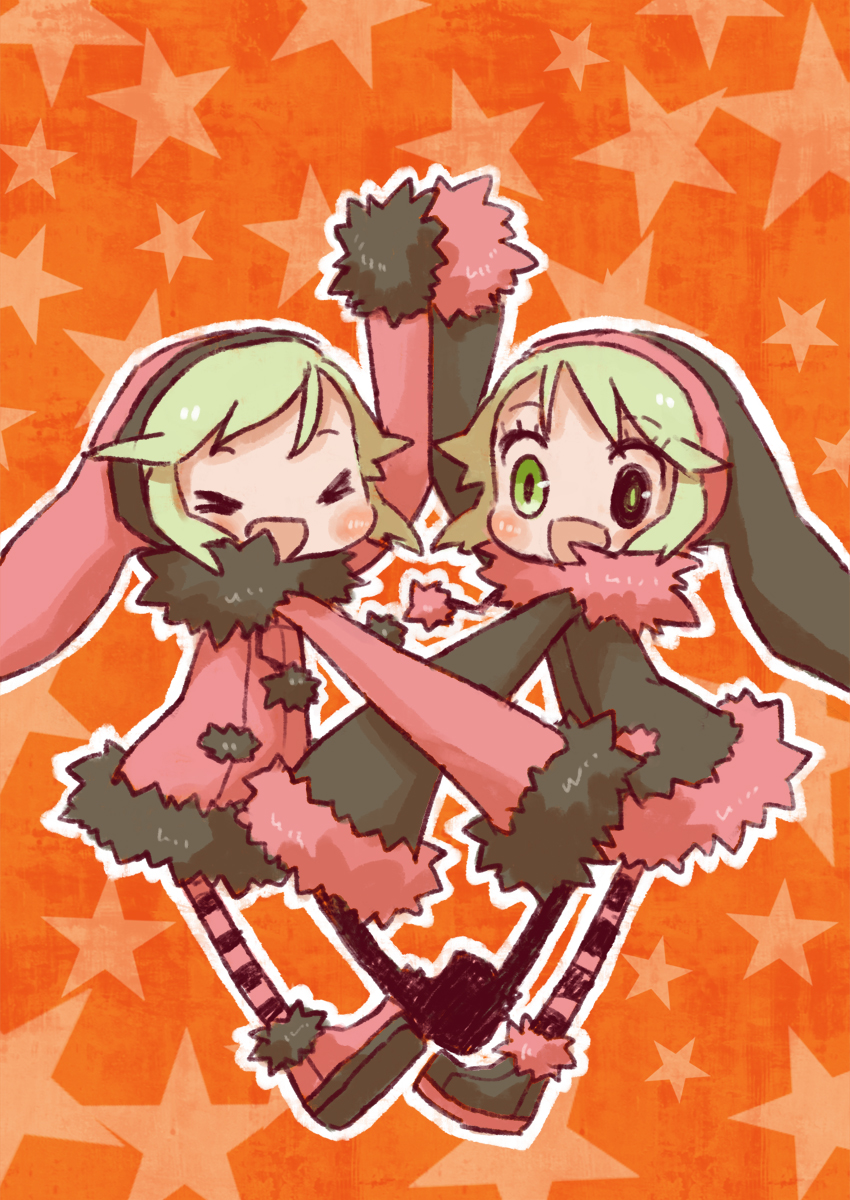 noki and luki (dogs: bullets & carnage) drawn by kirari_chito