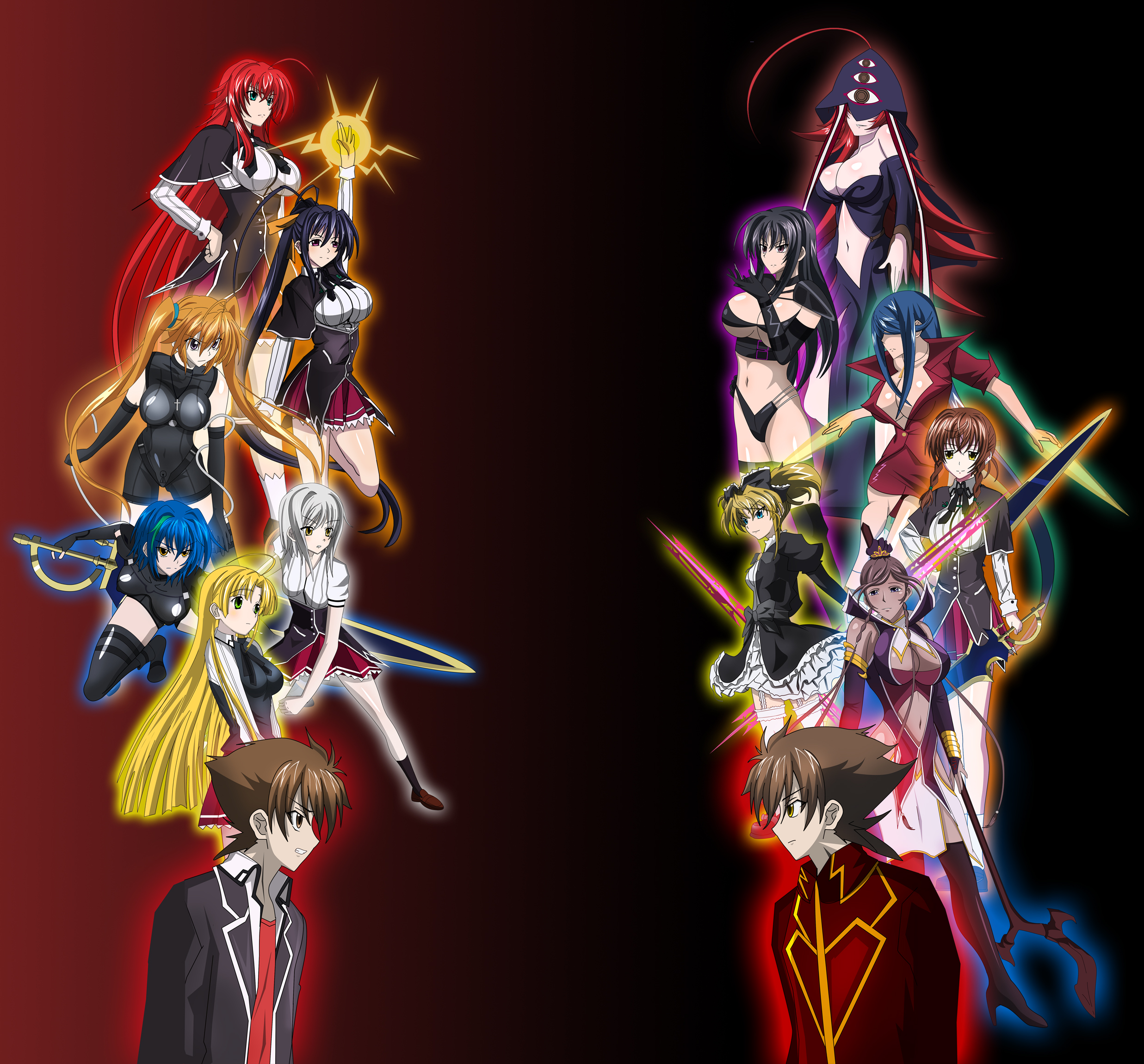 Rias Gremory Himejima Akeno Xenovia Quarta Asia Argento Toujou Koneko And 7 More High School Dxd Drawn By Yxyyxy Danbooru Rias Gremory Himejima Akeno Xenovia Quarta Asia Argento Toujou Koneko And 7 More High School Dxd Drawn By Yxyyxy Danbooru
