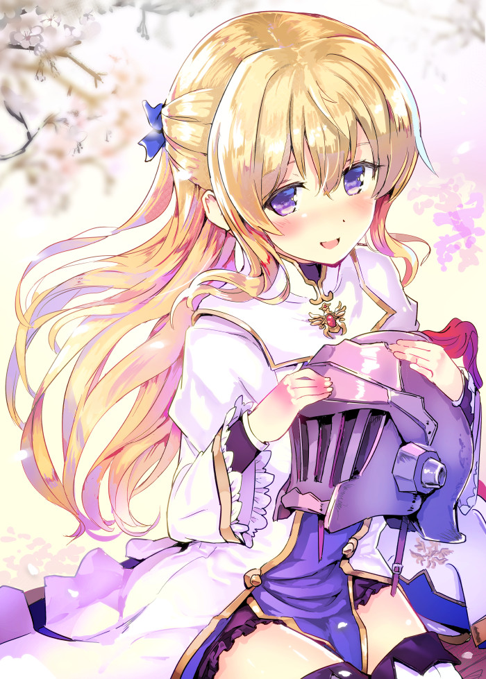 priestess and goblin slayer (goblin slayer!) drawn by puuakachan