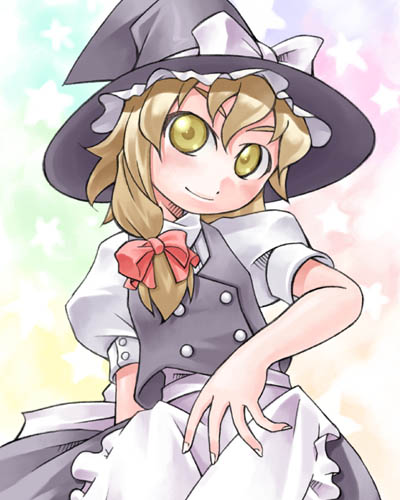 kirisame marisa (touhou) drawn by nyagakiya
