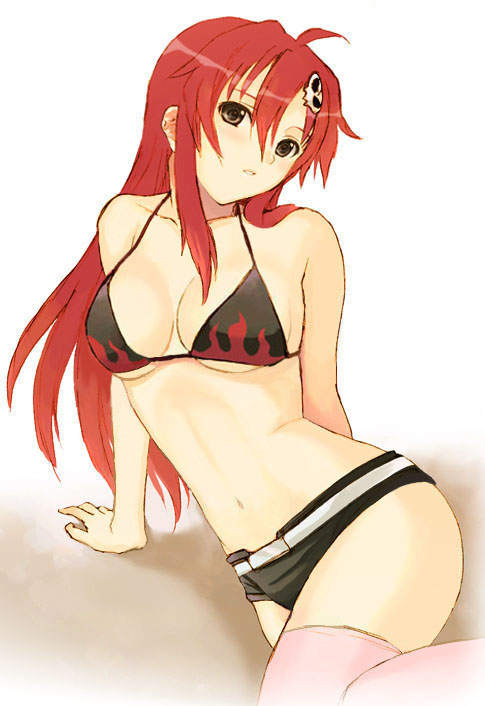 yoko littner (tengen toppa gurren lagann) drawn by seiru_(prairie)