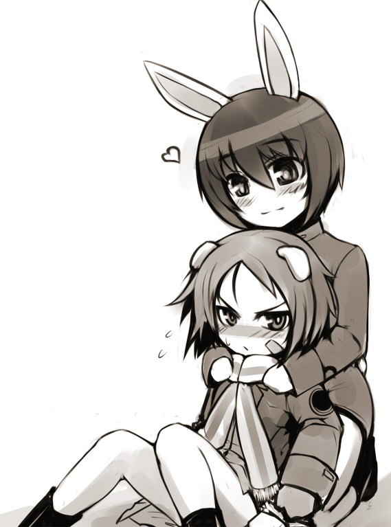 kanno naoe and shimohara sadako (world witches series and 1 more) drawn by null_(nyanpyoun)