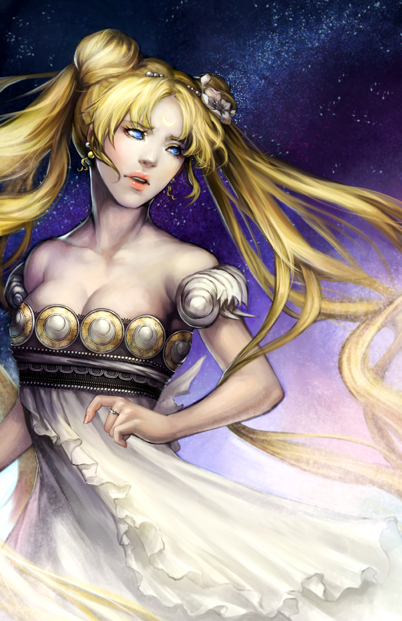 tsukino usagi (bishoujo senshi sailor moon) drawn by noa_ikeda