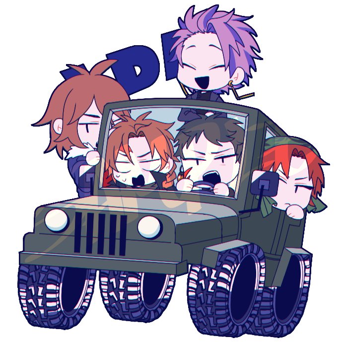 harada minoru, isoi reiji, theodore riddle, dreyfus zweig, and annie (saibou shinkyoku) drawn by black02200059