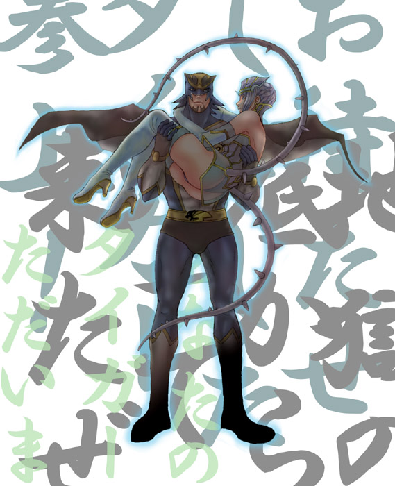 kaburagi t. kotetsu, karina lyle, blue rose, and wild tiger (tiger & bunny) drawn by m_k326