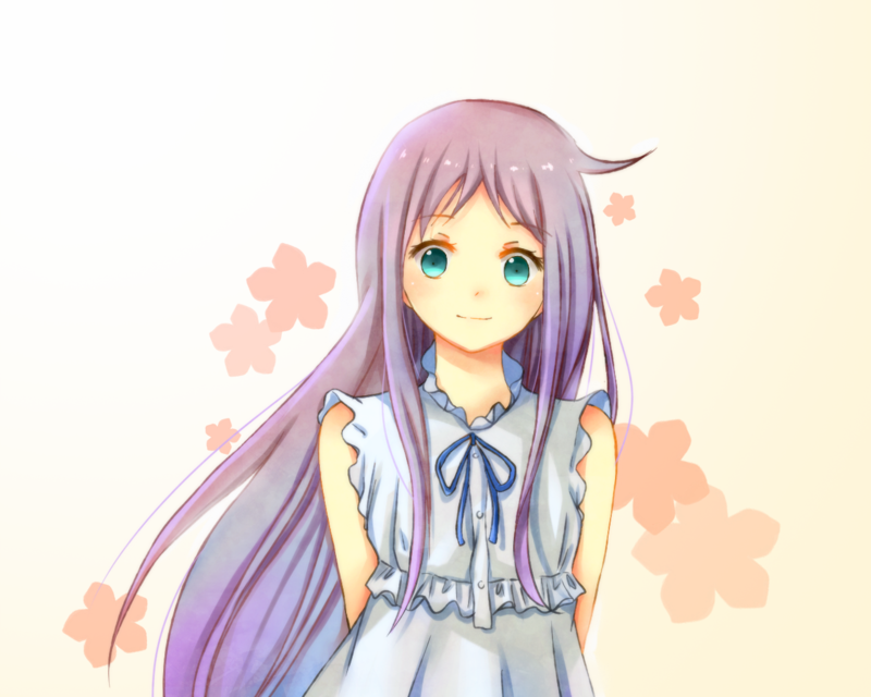 honma meiko (ano hi mita hana no namae wo bokutachi wa mada shiranai.) drawn by mikajiajia