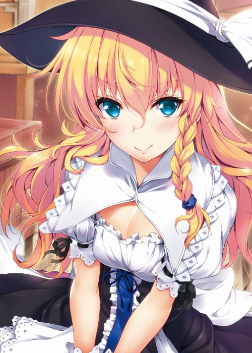 kirisame marisa (touhou and 1 more) drawn by nironiro