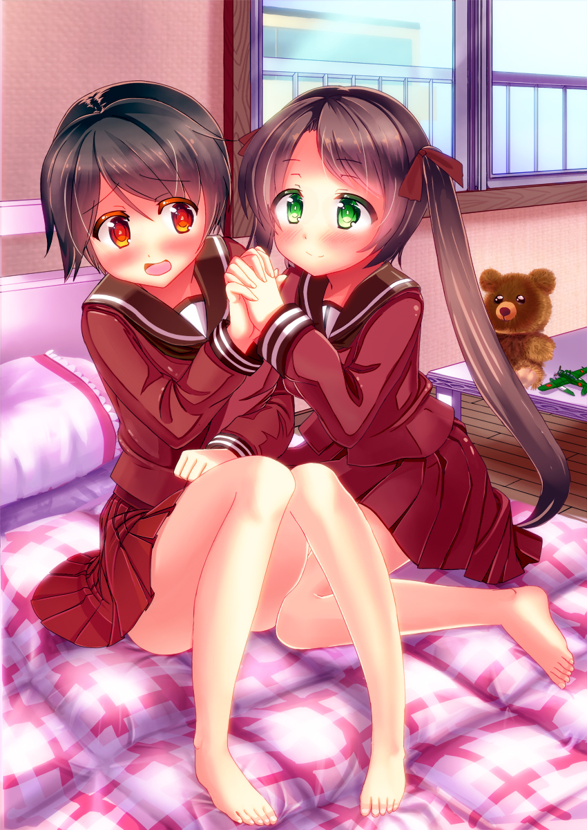 mogami and mikuma (kantai collection) drawn by sakurano_yukke