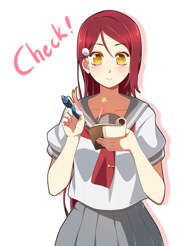 sakurauchi riko (love live! and 1 more) drawn by khnchak