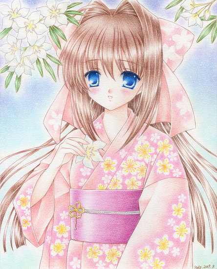 asakura otome (da capo and 1 more) drawn by yukiou