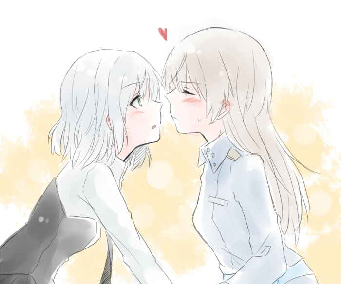 sanya v. litvyak and eila ilmatar juutilainen (world witches series and 1 more) drawn by jikasei
