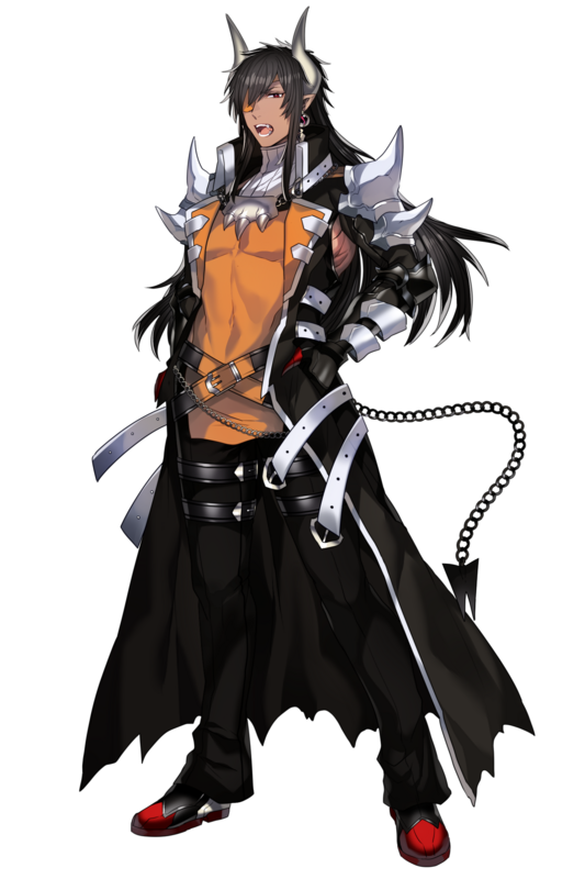 houndoom and mega houndoom (pokemon) drawn by katagiri_hachigou