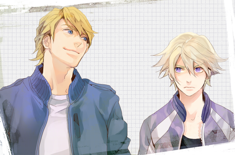 ivan karelin and keith goodman (tiger & bunny) drawn by megane_(artist)