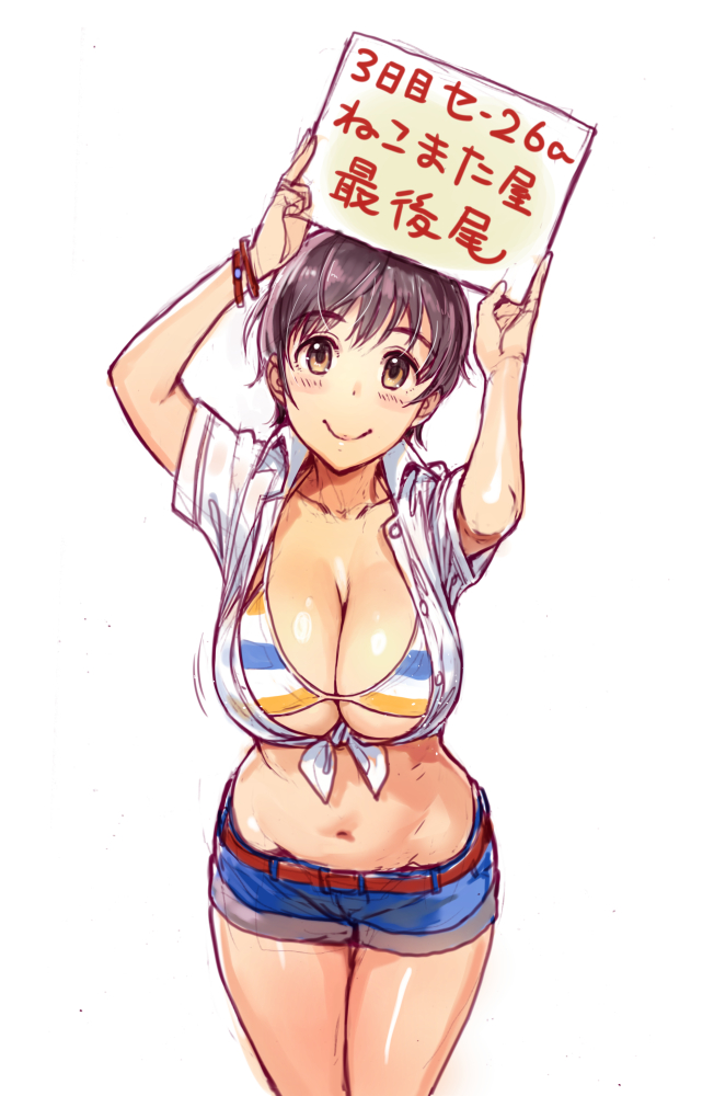 oikawa shizuku (idolmaster and 1 more) drawn by nekomata_naomi