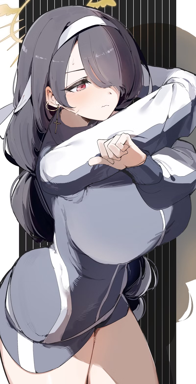 hinata (blue archive) drawn by maton_3110