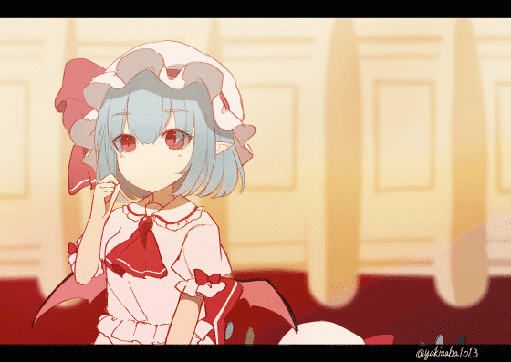 remilia scarlet and flandre scarlet (touhou) drawn by yakisaba1013